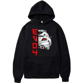 Resim GALASHOP Anime Ilk D Hoodie Japonya Araba Hoodie Kapşonlu 