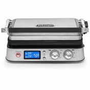 Resim Delonghi CGH 1012D Çift Taraflı Çıkartılabilir Plaka Döküm 1800 W 6 Dilim Tost ve Waffle Makinesi 