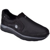 Resim Forelli Comfort Üzeri File Erkek Spor Ayakkabı For-46005 Siyah-siyah Siyah 