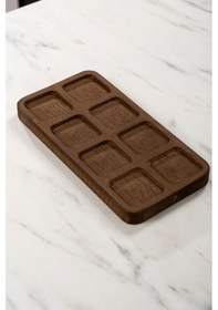 Resim Mienda Home 8 Bölmeli Ahşap Baharatlık Standı Ahşap 