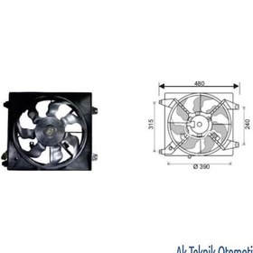 Resim Fan Motoru 12V Hyundai Santafe2 Crdi 07>>Sol 504634487 