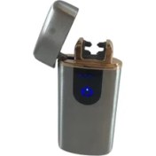 Resim Güneş Avm Kişiye Özel Elektronik Alevsiz Çakmak USB Şarjlı Dokunmatik LED Ekran 
