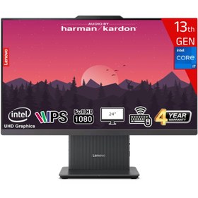 Resim LENOVO i7-13620H 64GB DDR5 1TB SSD 23.8 FHD IPS F0HN00EATR-641 Kablosuz Klavye+Mouse Siyah 