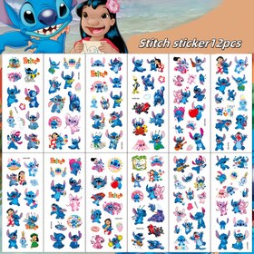 Resim 12 adet Dikiş Temelli Sticker - Canlı, Su Şişeleri, Dizüstü Bilgisayarlar, Gitarlar ve Daha Fazlası İçin Döşemeler | İdeal Noel ve Doğum Günü Hediyeleri | Dayanıklı Plastik, Kristal Süslemeler ile Mat Bitiş 