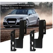 Resim Pazly Universal Ön Cam Silecek Kol Adaptör Seti - Metal Yapı, Sağ/sol Uyumlu, Yansıtıcı Bant İçin 