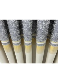 Resim Nivemeshome Nilüfer V -122 1/3 Sık Pileli Fon Perde Apm Krem 