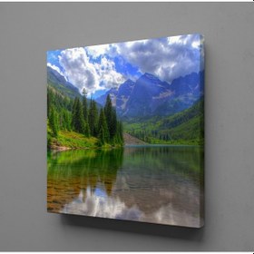 Resim Doğa Yansımaları Kanvas Tablo 200x200cm 
