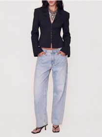 Resim Nelli Studio Keten Tailored Blazer Ceket 
