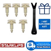 Resim Kapı Döşeme Klips 10285935 GM Chevrolet Buick Cadillac GMC Oldsmobile Pontiac Saturn 1997-2009 10 Adet Starklips