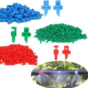 Resim 50/100 adet Kırılma Atomizasyon Basit Mikro Püskürtme Başlığı, 360 Derece PE Boru Sulama, Seracılık Sulama 