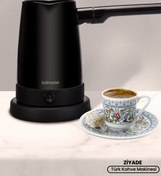 Resim GoldMaster Ziyade Siyah Elektrikli Türk Kahvesi Makinesi Cezve 