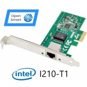 Resim Open Smart 1 Port Intel I210-T1 1gbe Pcıe X1 Ethernet Kart - OPS7204NT 