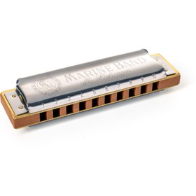Resim Hohner Marine Band 1896 Sol Minör Mızıka 