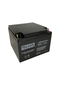 Resim 12V 26 Ah Mıcron Kuru Bakımsız Akü 