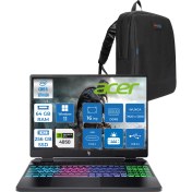 Resim Acer nitro AN16 Intel İ5-13420H 64GB Ddr5 256GB SSD 6GB/RTX4050 16'' Wuxga (1920X1200) IPS 165Hz Nvıdıag-Sync WIN11HOME Gaming Laptop NHQJMEY005H16+ZETTAÇANTA 