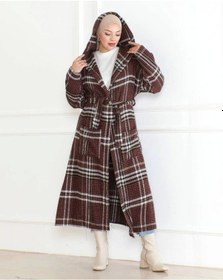 Resim Winter Desen Oduncu Kuşaklı Kap / Kırmızı - F0505 Kırmızı 