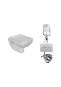 Resim Duru Asma Klozet , Ova Gömme Rezervuar Seti 