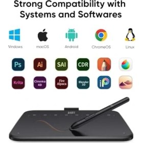 Resim Xppen Deco 640 Grafik Çizim Tableti, 16384 Basınç Seviyesi, Pilsiz Kalem, 6x4 Inç, Windows Mac Uyumlu 
