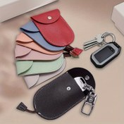 Resim 1 adet Ev Anahtarlık Anahtar Çantası, Mini Sevimli Büyük Kapasiteli Çok Fonksiyonlu Anahtarlık Erkekler ve Kadınlar için 