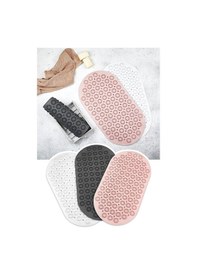 Resim Arvale Masajlı Silikon Banyo Paspası Vantuzlu Banyo Ve Duş Kaydırmazı Beyaz Renk Kaydırmaz Beyaz 