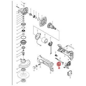 Resim Makita BGA452 Şalter Ürün Kodu 650579-7 