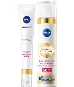 Resim Leke Karşıtı Gündüz Bakım Kremi 40ml, Spf50 + Luminous S630 Koyu Halka Karşıtı Göz Bakım Kremi 15 Ml 