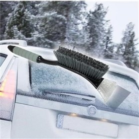 Resim Araç Camı Kar Süpürgesi Buz Kazıyıcı Ve Kar Temizleme Fırçası Çok Renkli 