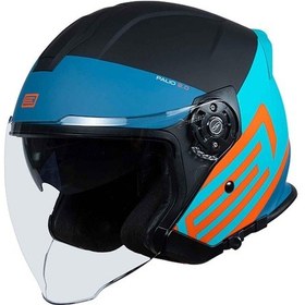 Resim Origine Palio 2.0 Scout Açık Motosiklet Kaskı Mavi - Siyah 