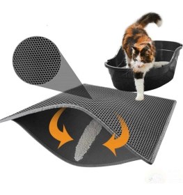 Resim Pazarcan Kedi Tuvalet Önü Paspası Büyük Boy 