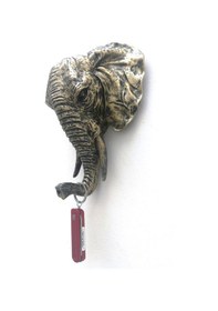 Resim Dekoratif Fil Kafası Askılık Modern Duvar Dekoru Ev Dekorasyon Duvar Askılığı 001 