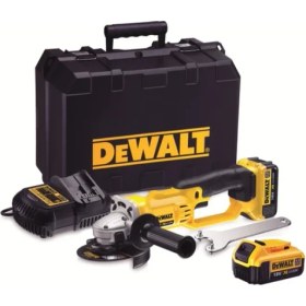 Resim Dewalt DCG412M2-QW Şarjlı Avuç Taşlama 18V/4.0 Ah Li-Ion Çift Akü 