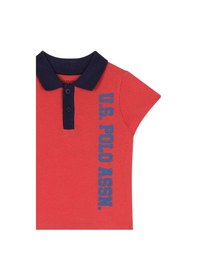 Resim U.S. Polo Assn. Bebek Polo Yaka T-shirt Takım Coral 