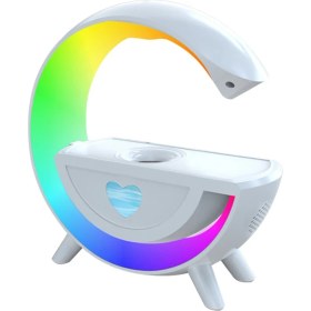 Resim Ev Ofis Nemlendiricisi Için Bluetooth 5.0 Hoparlör Rgb ile Anti-Giriş Hava Nemlendiricisi 350ML (Yurt Dışından) 