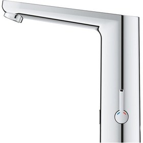 Resim Grohe 36422001 Eurosmart Cosmopolitan E Fotoselli Lavabo Bataryası - 1/2" - L-boyut - Çift Su Girişli - Ayarlanabilir Sıcaklık Sınırlayıcısı - Gümüş 