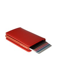 Resim Wrapsol Mekanizmalı Cüzdan Akıllı Kartlık Book Karbon Gri 0 / Kırmızı Karbon Kırmızı Karbon Kırmızı 
