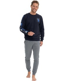 Resim U.s. Polo Assn. Erkek Uzun Kollu Baskılı Pijama Takımı 001 