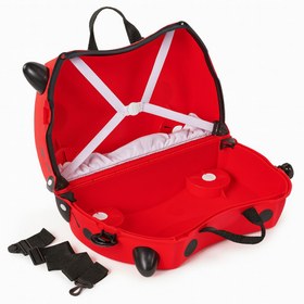 Resim Trunki Çocuk Bavulu - Uğurböceği Harley 