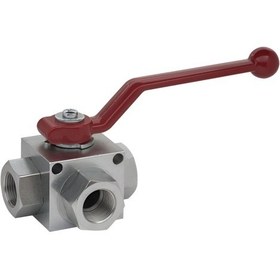 Resim HİDROLİK 3-YOLLU KÜRESEL VANALAR MONTAJ DELİKLİ GÖVDE (L-TİPİ) 