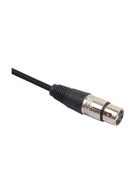 Resim 3 Pin XLR To AUX 3.5 mm. Çevirici Dönüştürücü Mikrofon Ses Kablo 