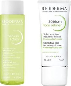 Resim Bioderma Sebium Lotion 200 ML + Sebium Pore Refiner 30 ML 