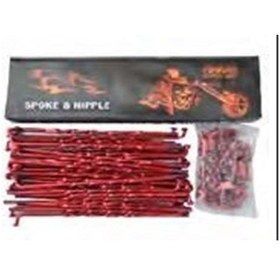 Resim Jant Teli 183 4 Burgulu 36 Lı Paket Kırmızı 