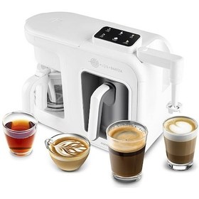 Resim Karaca Hatır Plus Barista 6 In 1 Latte Cappucino Ve Közde Türk Kahvesi Makinesi 