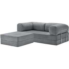 Resim MiniWood Legom Köşe Koltuk Takımı Sünger Yataklı Kanepe Dinlenme Koltuğu 