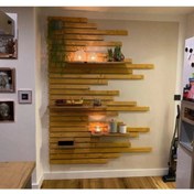 Resim Arzu Wood Ahşap Duvar Rafı & Kitaplığı 