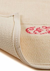 Resim Giz Home Moon Kaydırmaz Taban Yıkanabilen Banyo Paspası 80x120 Pembe Nakışlı 