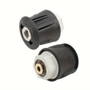 Resim M22 14mm Kadın Başlıklı Hızlı Değiştirme Adaptörü, Plastik, K Serisi ile Uyumlu, Şarj Edilmemiş, Beş Altın Renkli Ürün Formu, Basınç Yıkama Aksesuarı 