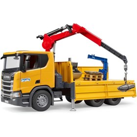 Resim NW NessiWorld Bruder Scania 560R Vinçli Şantiye Kamyonu BR03551 