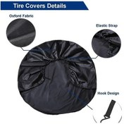 Resim Novahub Adet 24-26 İnç Güneş Geçirmez Lastik Kılıfı, Araba/kamyonet Tekerlek Koruyucu, Su Geçirmeyen Lastik Kılıfları 