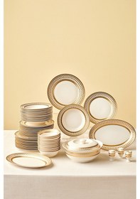 Resim Emsan Empire Bone Imperial 55 Parça 12 Kişilik Yemek Takımı Gold Altın 