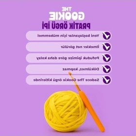 Resim Die Grup Başlangıç Seviyesi Amigurumi Tavşan Örgü Seti, El Yapımı Oyuncak 